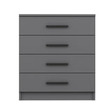 Chests of drawers - Chest of drawers Bare White Melamine 70x42x79 cm - Dimehouse