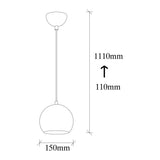 Hanging lamps - Hanging lamp Gold Metal Allure - Dimehouse