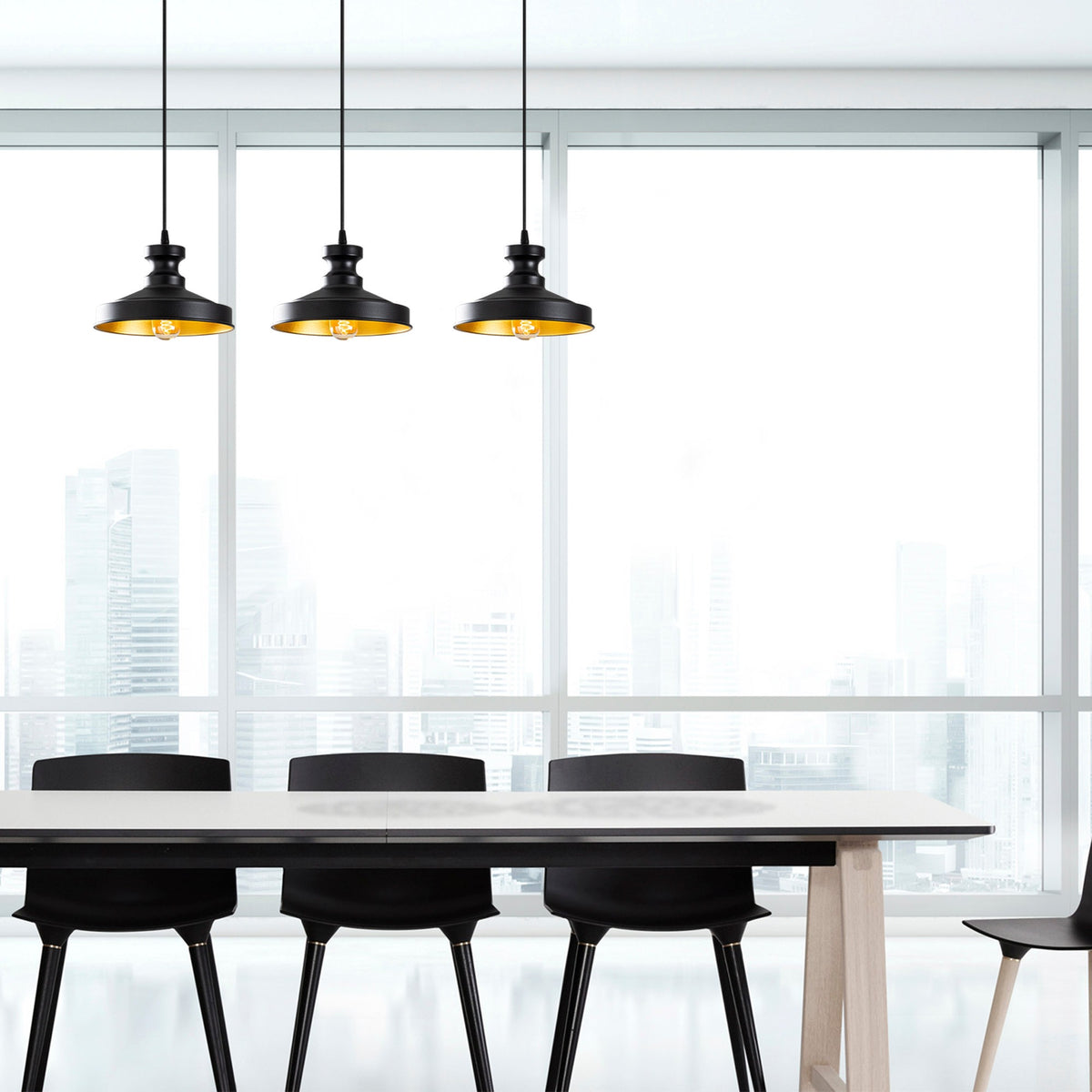 Hanging lamps - Hanging lamp Black Metal Allure - Dimehouse