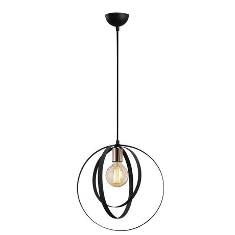 Hanging lamps - Hanging lamp 1 - light Black Metal Thorn - Dimehouse