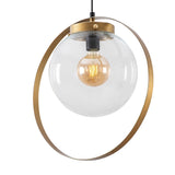Hanging lamps - Hanging lamp Gold Glass Blazer - Dimehouse