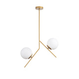 Hanging lamps - Hanging lamp 2 - lights Gold Glass Nimbus - Dimehouse
