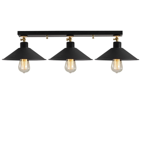 Hanging lamps - Hanging lamp 3 - lights Black Metal Allure - Dimehouse