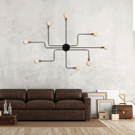 Wall lamps - Wall lamp Black Metal Striker - Dimehouse