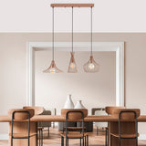Hanging lamps - Hanging lamp 3 - lights Copper-colored Metal Evermere - Dimehouse