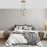 Hanging lamps - Hanging lamp Copper-coloured Metal Evermere - Dimehouse