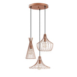 Hanging lamps - Hanging lamp Copper-coloured Metal Evermere - Dimehouse