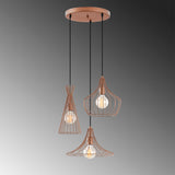 Hanging lamps - Hanging lamp Copper-coloured Metal Evermere - Dimehouse
