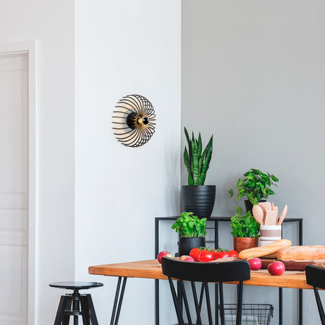 Wall lamps - Wall lamp Black Metal Poise - Dimehouse