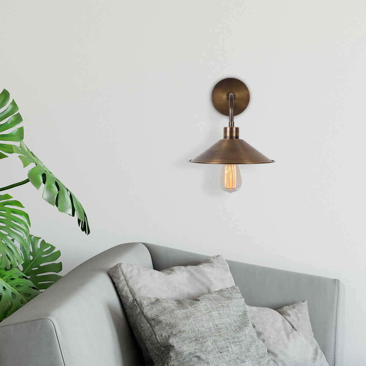 Wall lamps - Wall lamp Bronze-colored Metal Allure - Dimehouse
