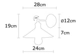 Wall lamps - Wall lamp Bronze-colored Metal Allure - Dimehouse