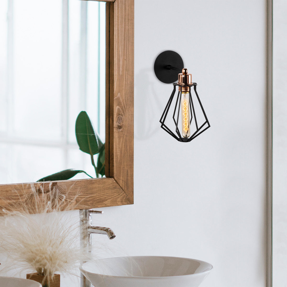 Wall lamps - Wall lamp Black Metal Palisade - Dimehouse