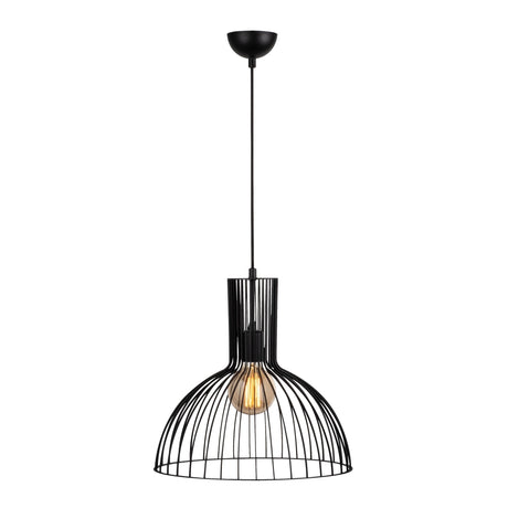 Hanging lamps - Hanging lamp 1 - light Black Metal Quartz - Dimehouse