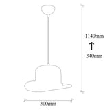 Hanging lamps - Hanging lamp Black Metal Echelon - Dimehouse