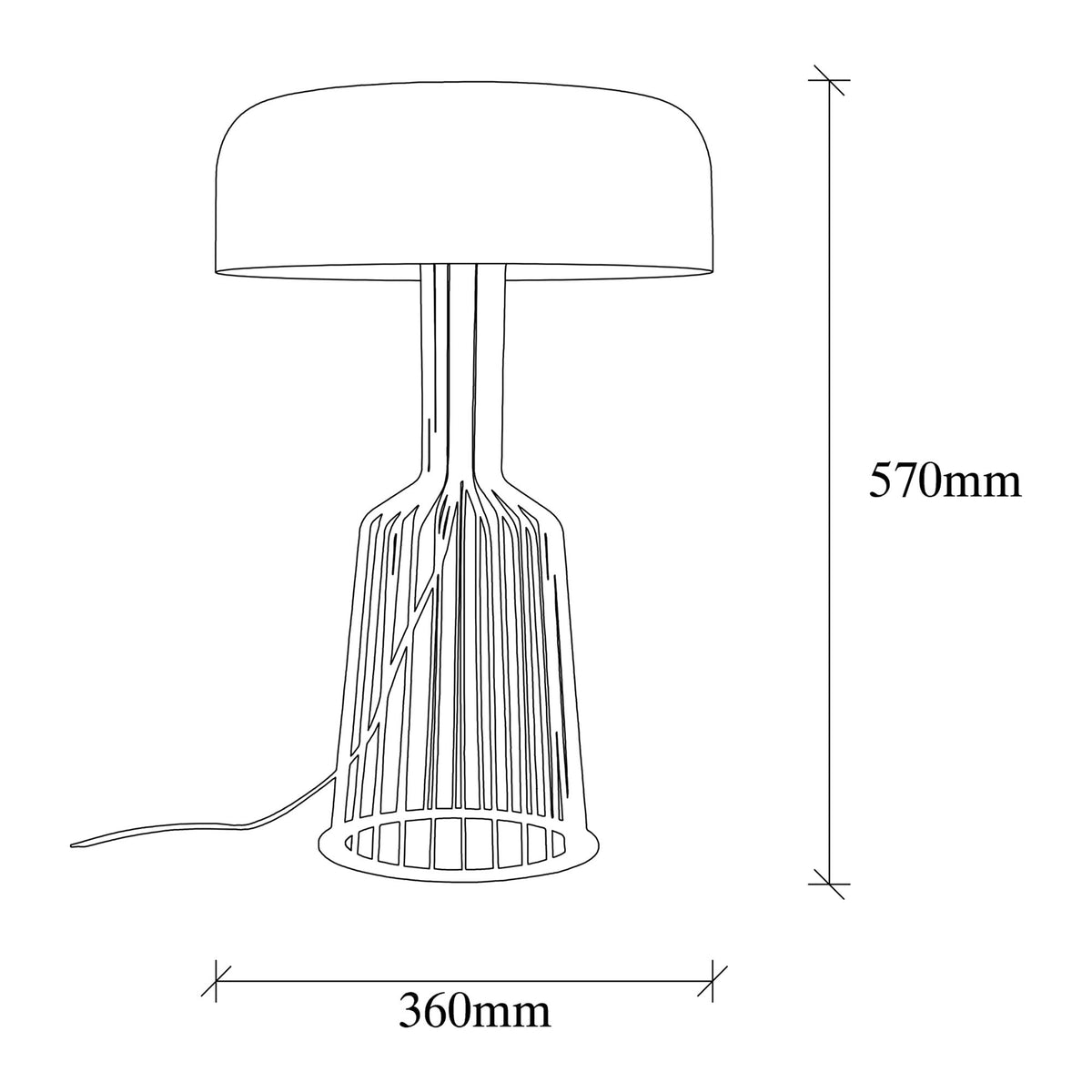 Table lamps - Table lamp Black Gold Metal Quartz - Dimehouse