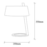 Table lamps - Table lamp White Metal Ascent - Dimehouse