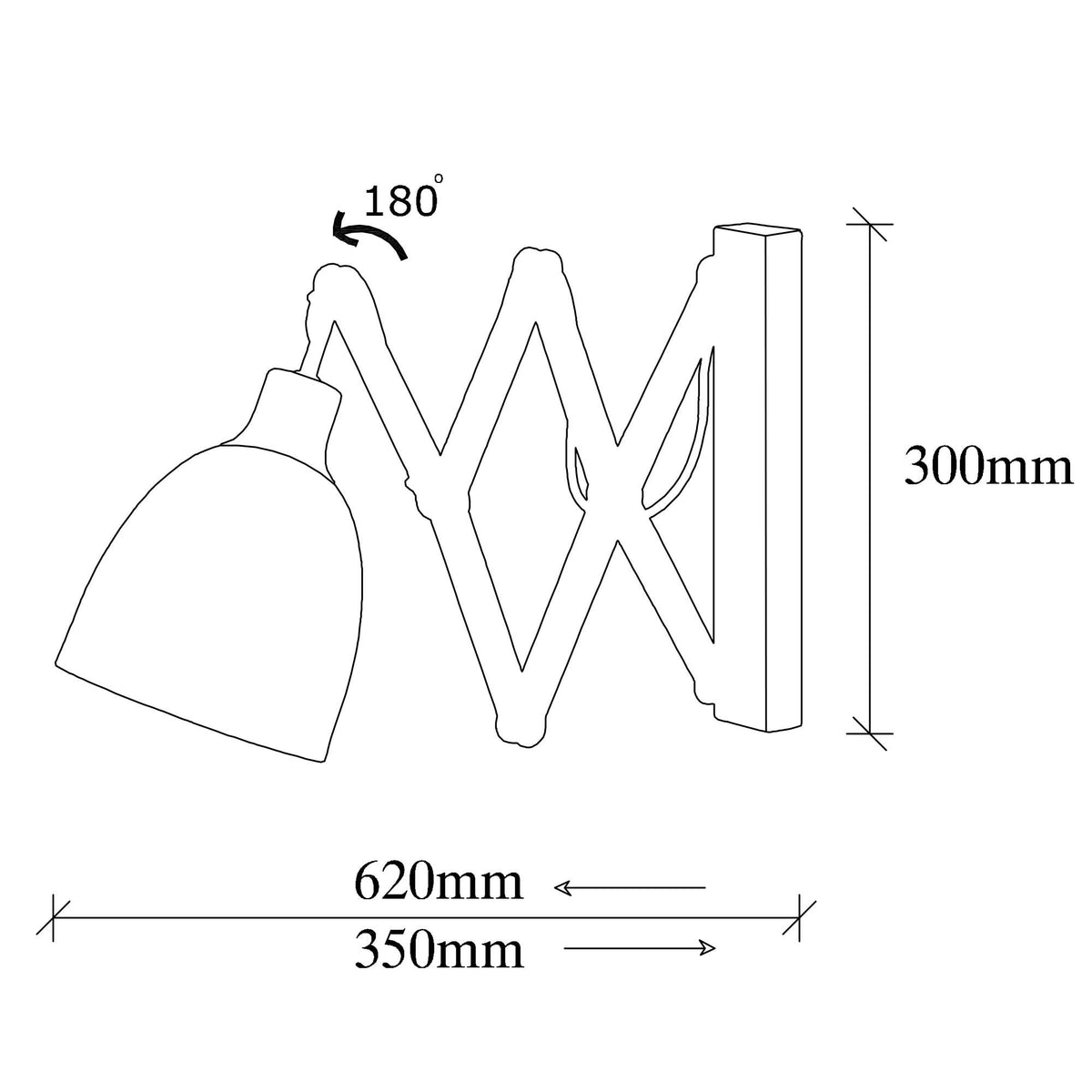 Wall lamps - Wall lamp Black Metal Echelon - Dimehouse