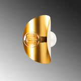 Wall lamps - Wall lamp Gold Metal Echelon - Dimehouse