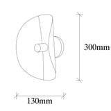 Wall lamps - Wall lamp Gold Metal Echelon - Dimehouse