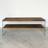 TV Furniture - TV Furniture Coral Walnut Pine Wood 120x45x35 cm - Dimehouse