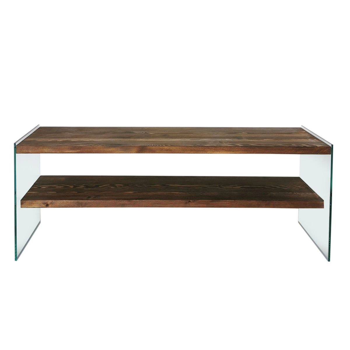 TV Furniture - TV Furniture Coral Walnut Pine Wood 120x45x35 cm - Dimehouse