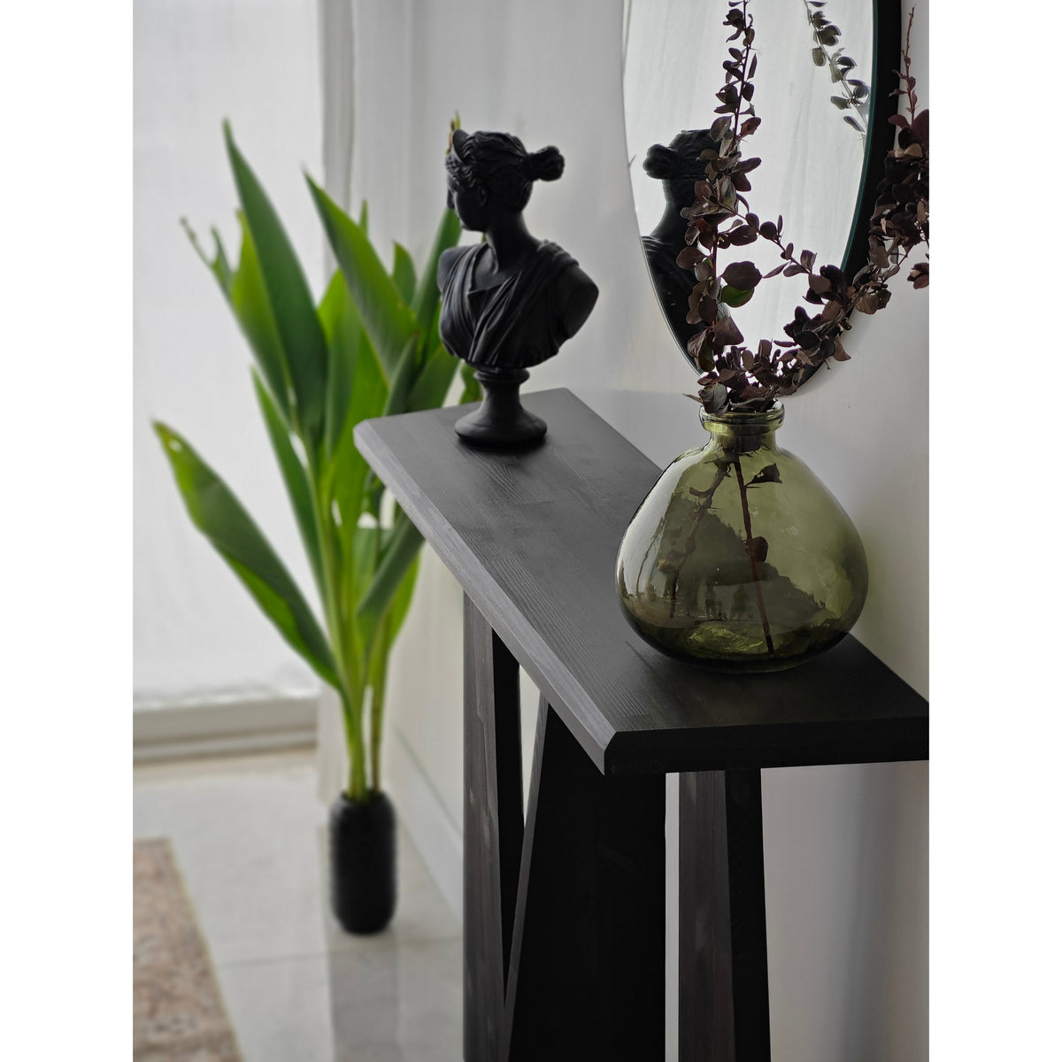 Dressing tables - Dressing table Cleopatra Anthracite Wood - Dimehouse