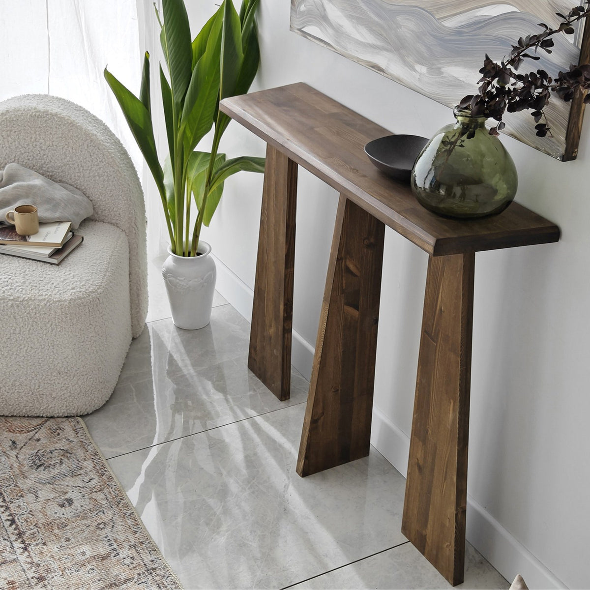 Dressing tables - Dressing table Cleopatra Walnut Wood - Dimehouse
