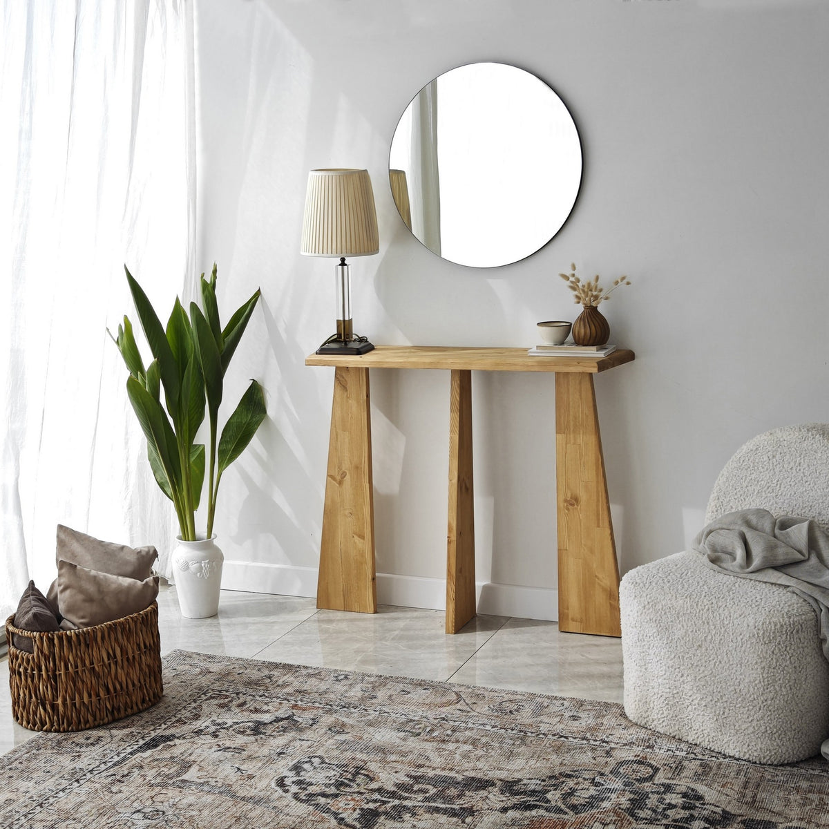 Dressing tables - Dressing table Cleopatra Oak Wood - Dimehouse