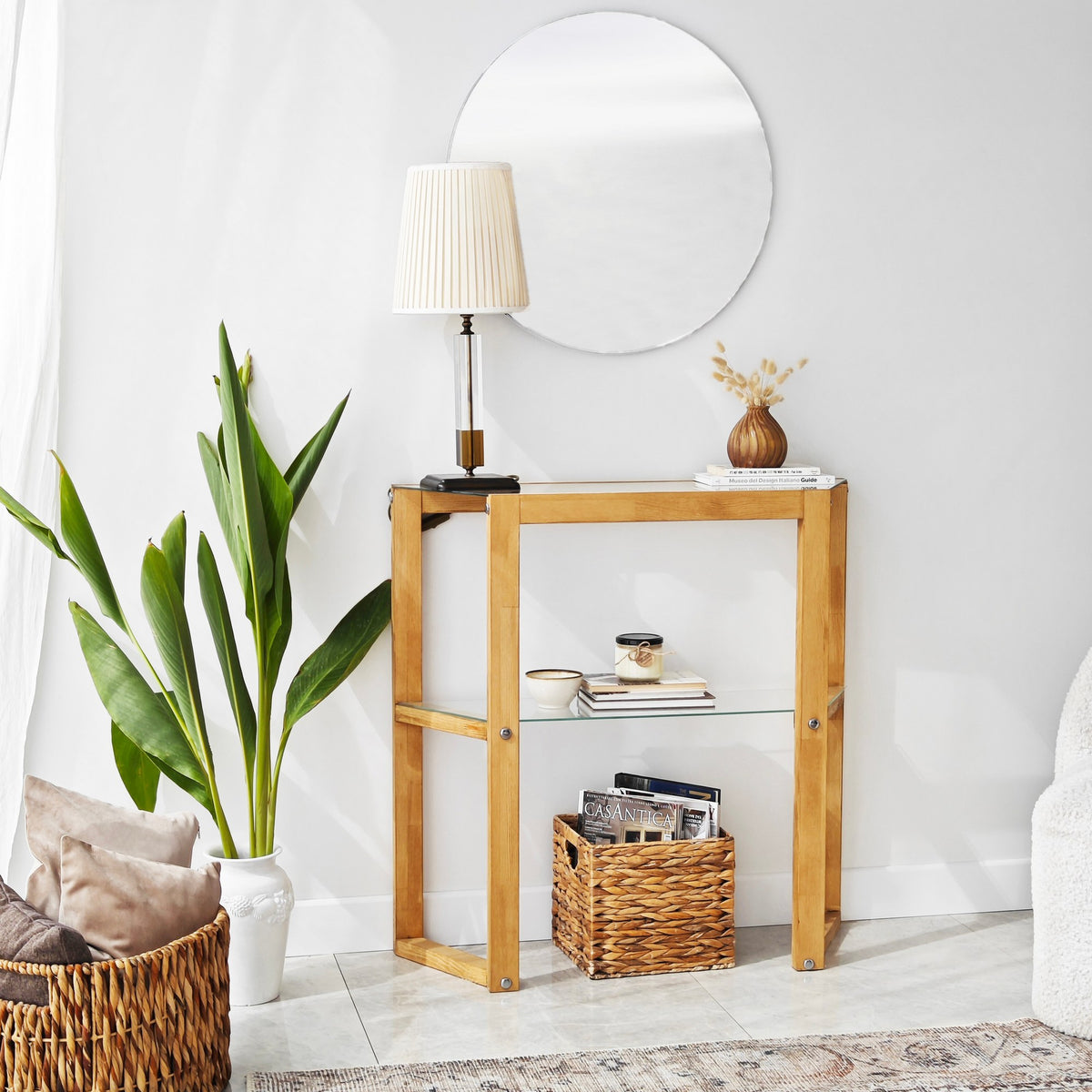 Dressing tables - Dressing table Trapezoid Oak Wood - Dimehouse