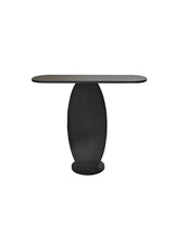 Dressing tables - Dressing table Ellittica Anthracite Melamine 100x81x30 cm - Dimehouse