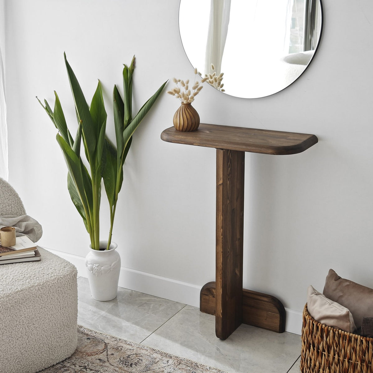 Dressing tables - Dressing table Pratico Walnut Wood - Dimehouse