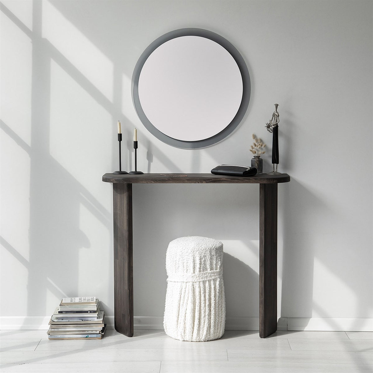 Dressing tables - Dressing table Ikigai Anthracite Wood - Dimehouse