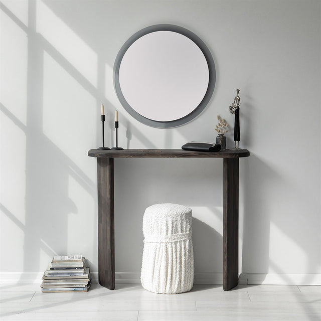Dressing tables - Dressing table Ikigai Anthracite Wood - Dimehouse