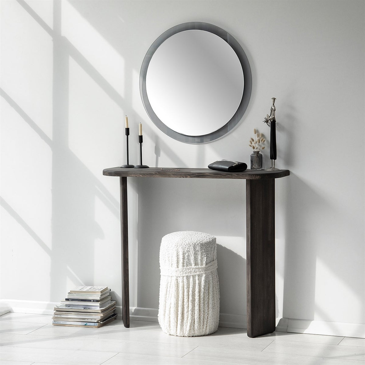 Dressing tables - Dressing table Ikigai Anthracite Wood - Dimehouse