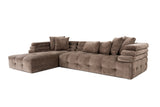 Sofas - Corner sofa Left Boston Gray - Dimehouse