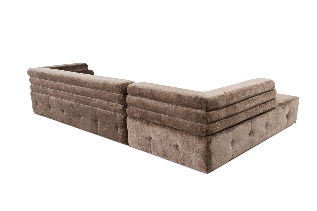 Sofas - Corner sofa Left Boston Gray - Dimehouse