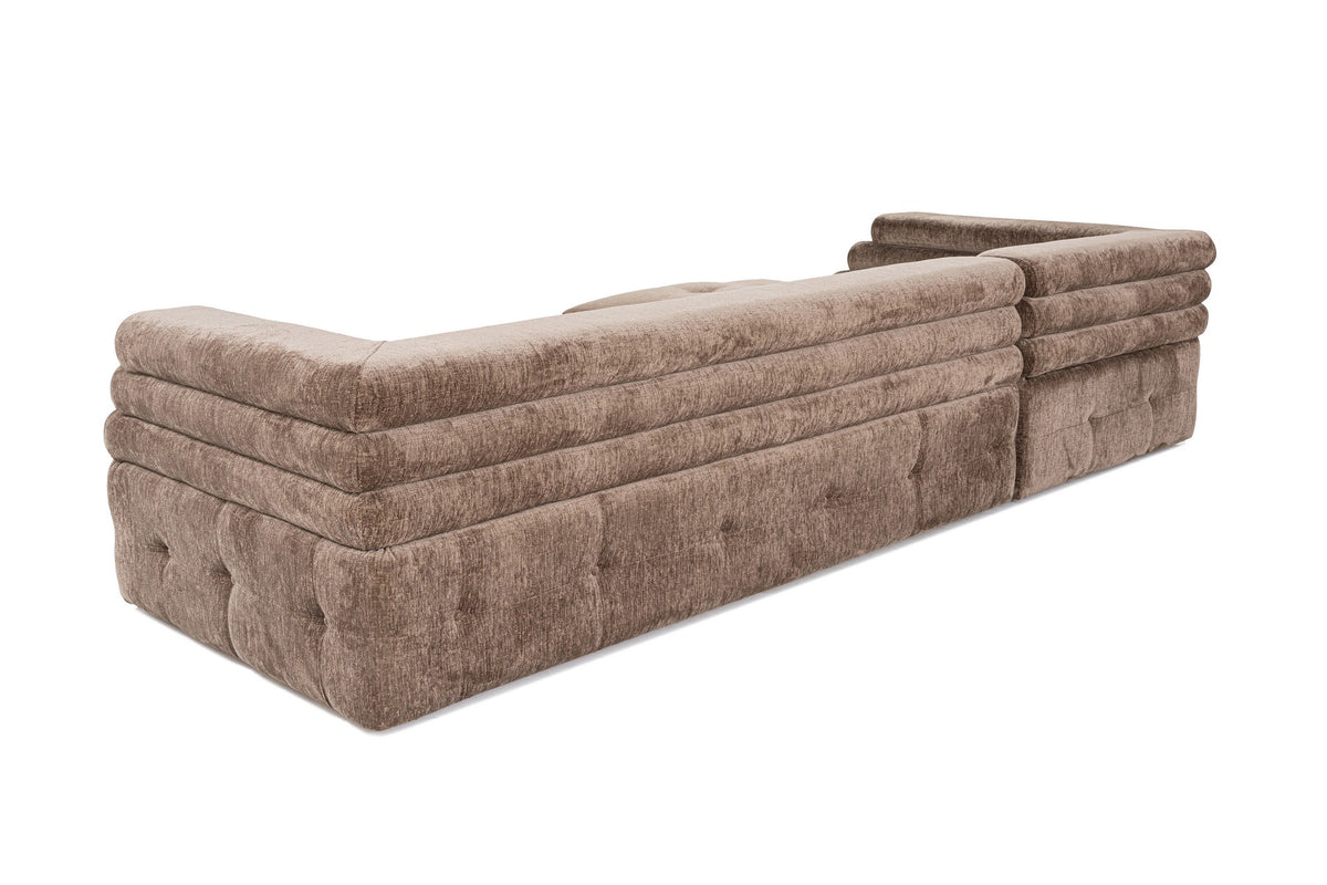 Sofas - Corner sofa Left Boston Gray - Dimehouse