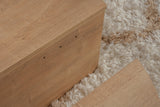 Coffee Tables - Round Coffee Table Natural 85 cm Melamine Orin - Dimehouse