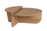 Coffee Tables - Round Coffee Table Natural 85 cm Melamine Orin - Dimehouse