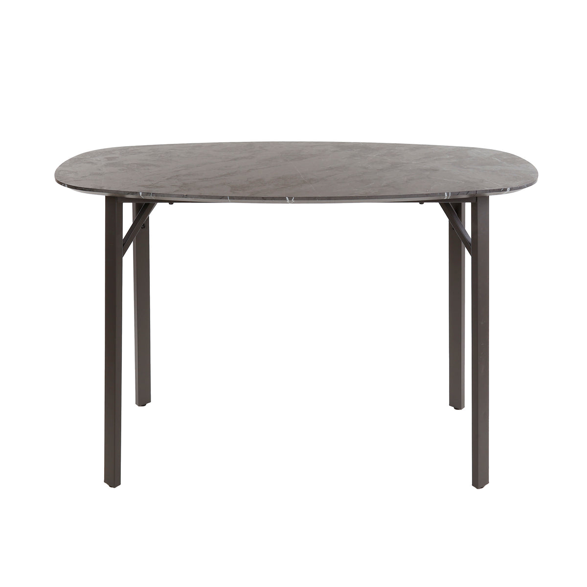 Bar tables - Danish Oval Bar table Jade 140 cm Black Ceramic Look - Dimehouse