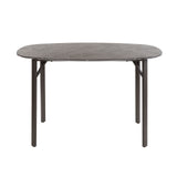 Bar tables - Danish Oval Bar table Jade 140 cm Black Ceramic Look - Dimehouse