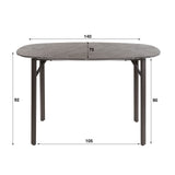 Bar tables - Danish Oval Bar table Jade 140 cm Black Ceramic Look - Dimehouse