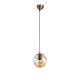 Hanging lamps - Hanging lamp Yellow Glass Comet - Dimehouse