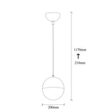 Hanging lamps - Hanging lamp 1 - light White Glass Regal - Dimehouse