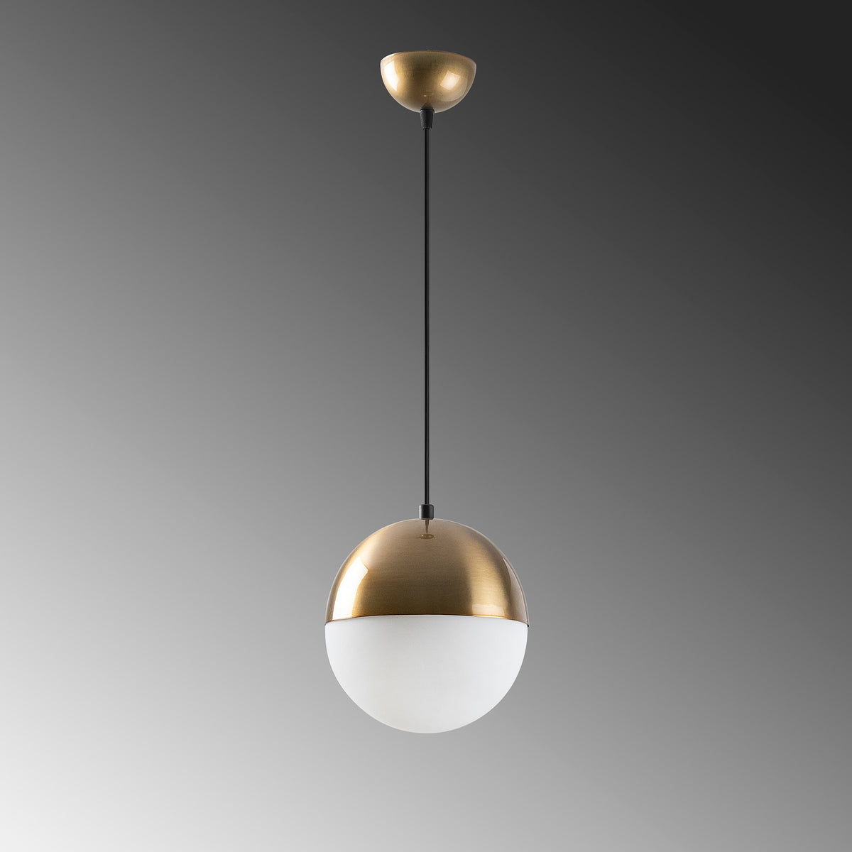Hanging lamps - Hanging lamp 1 - light White Glass Regal - Dimehouse