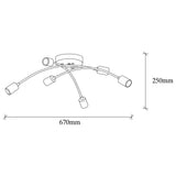 Ceiling lamps - Ceiling lamp Black Metal Zest - Dimehouse