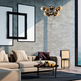 Hanging lamps - Hanging lamp Bronze-colored Glass Carina - Dimehouse