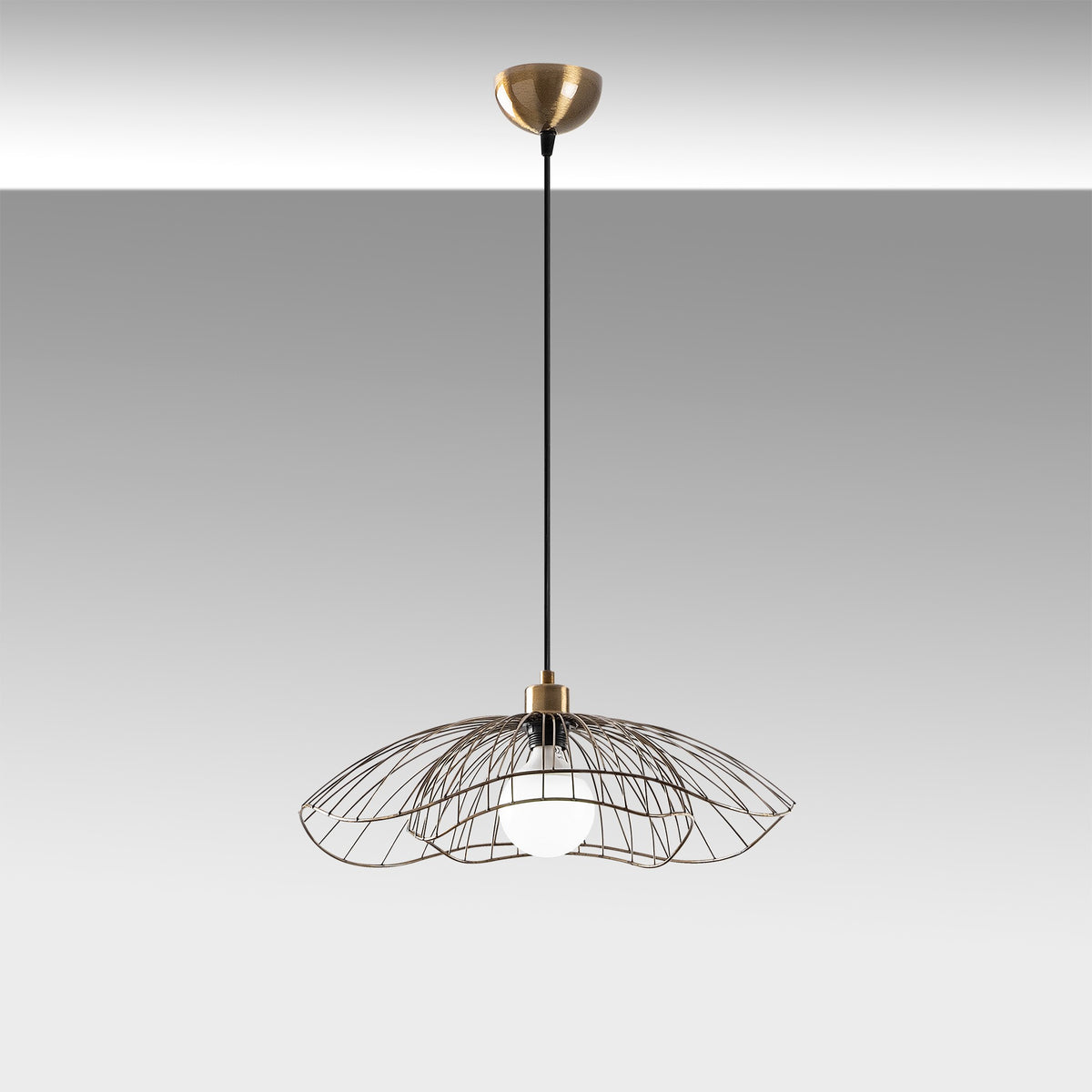 Hanging lamps - Hanging lamp Bronze-colored Metal Twilight - Dimehouse
