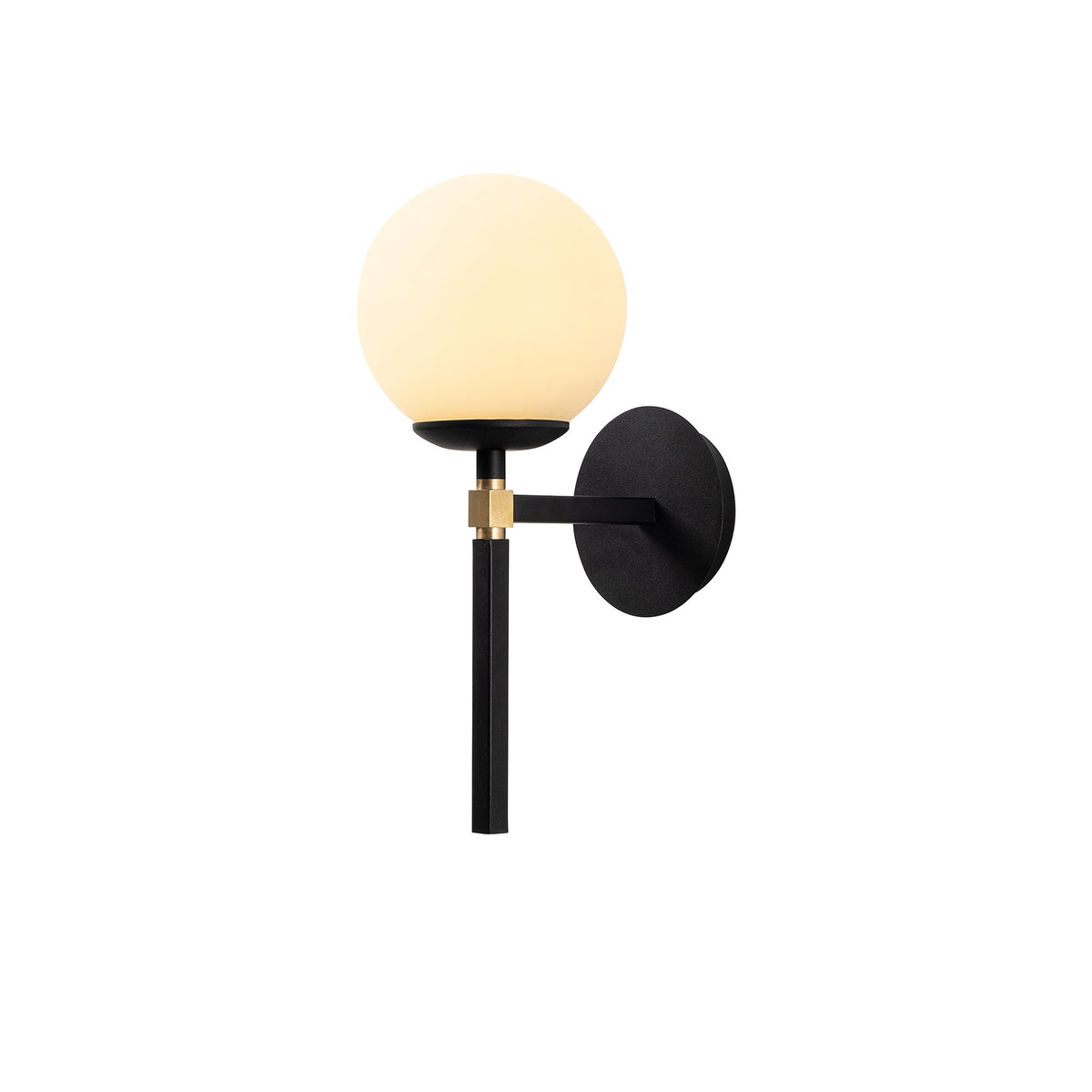 Wall lamps - Wall lamp Black Glass Sereno - Dimehouse