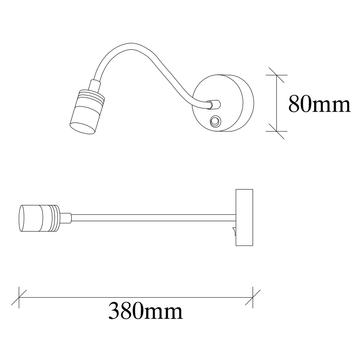 Wall lamps - Wall lamp Black Metal Veridia - Dimehouse
